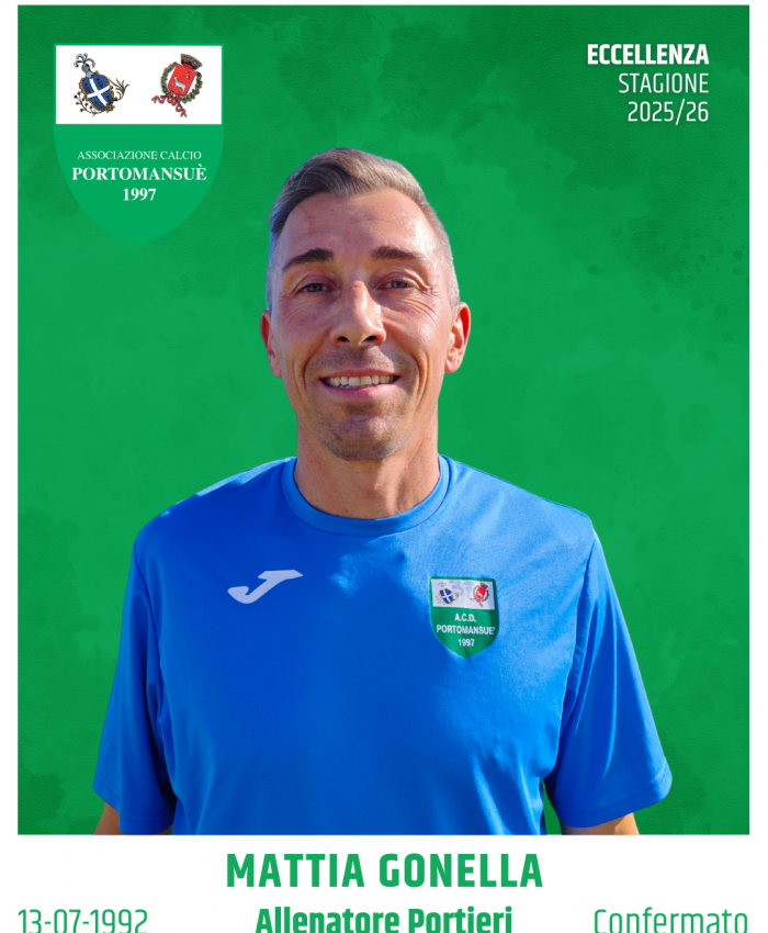 Mattia Gonella Prep. portieri