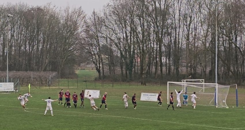 Doppio svantaggio rimontato al Borgo Valbelluna da Salomone e Pozzebon, finisce 2-2