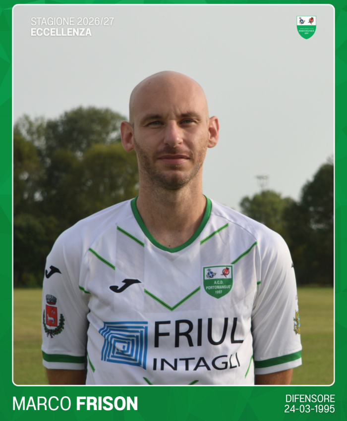 Marco Frison Difensore