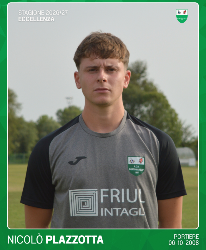 Nicolò Plazzotta Portiere