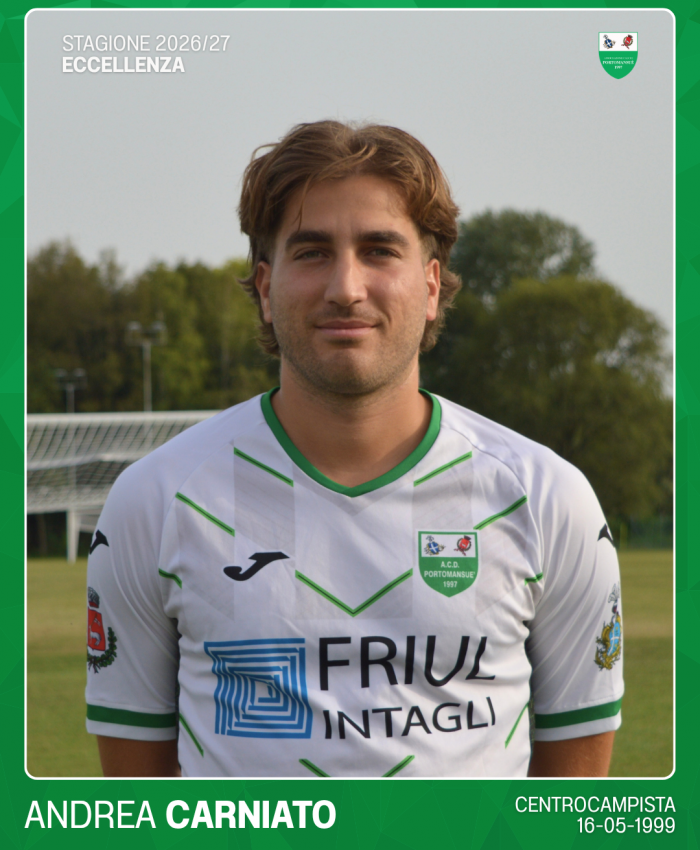 Andrea Carniato Centrocampista